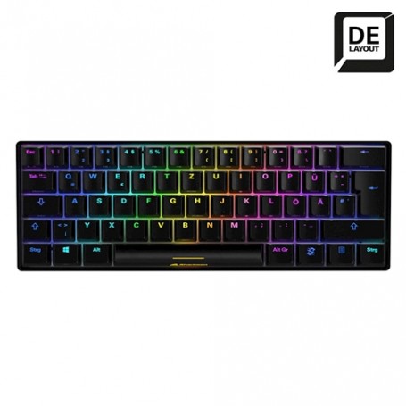 Sharkoon SKILLER SGK50 S4 tastiera USB QWERTZ Tedesco Nero