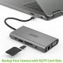 Acer 11in1 Type C dongle Cablato USB 3.2 Gen 1 (3.1 Gen 1) Type-C Argento