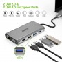 Acer 11in1 Type C dongle Cablato USB 3.2 Gen 1 (3.1 Gen 1) Type-C Argento