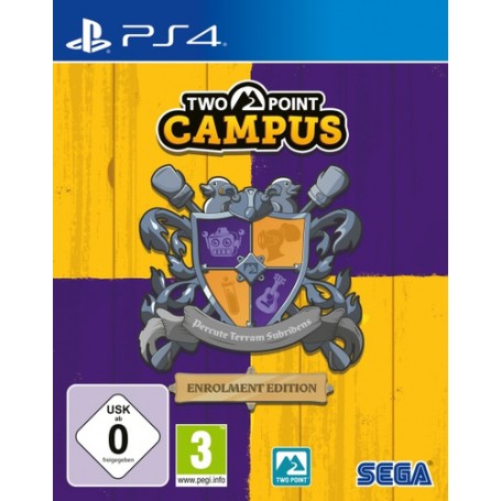 SEGA Two Point Campus Enrolment Edition Tedesca PlayStation 4