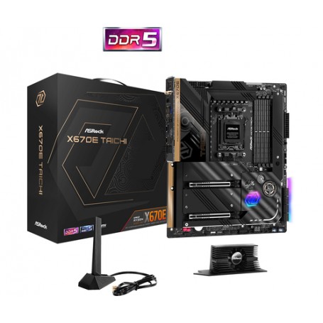 Asrock X670E TAICHI AMD X670 Presa di corrente AM5 ATX esteso