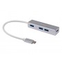 Equip 128958 hub di interfaccia USB 3.2 Gen 1 (3.1 Gen 1) Type-C 5000 Mbit/s Argento