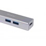 Equip 128958 hub di interfaccia USB 3.2 Gen 1 (3.1 Gen 1) Type-C 5000 Mbit/s Argento
