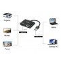 Equip 133386 adattatore grafico USB 1920 x 1080 Pixel Nero