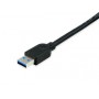 Equip 133346 cavo USB 5 m USB 3.2 Gen 1 (3.1 Gen 1) USB A Nero