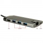 Inter-Tech GDC-802 USB 3.2 Gen 1 (3.1 Gen 1) Type-C 1000 Mbit/s Grigio