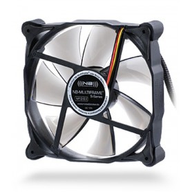 Noiseblocker MF12-P sistema di raffreddamento per computer Case per computer Ventilatore Nero