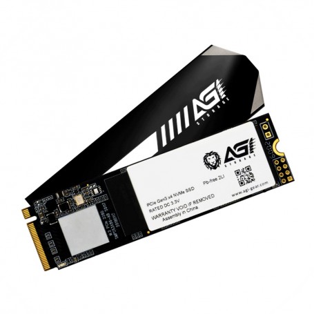 AGI SSD INTERNO M.2 500GB PCIE 2280 Gen. 4x4 Read/Write 2350/1470 Mbps