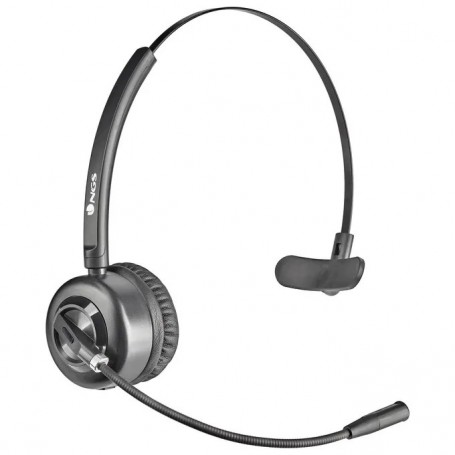 NGS CUFFIE MONOFONICHE BLUETOOTH 5.0, 16 ORE, CONTROLLO VOLUME, PULSANTE MULTIFUNZIONE, MICROFONO OM