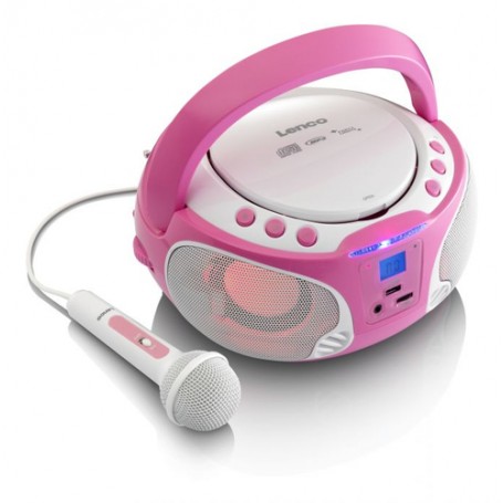 Lenco SCD-650 pink Portatile Rosa