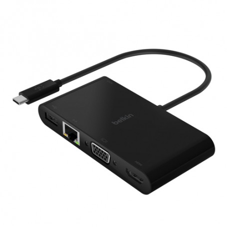 Belkin AVC004BTBK hub di interfaccia USB 3.2 Gen 1 (3.1 Gen 1) Type-C Nero
