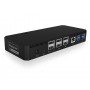 ICY BOX IB-DK2254AC Cablato USB 3.2 Gen 2 (3.1 Gen 2) Type-C Nero