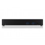 ICY BOX IB-DK2254AC Cablato USB 3.2 Gen 2 (3.1 Gen 2) Type-C Nero