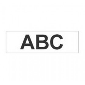 Brother Gloss Non-Laminated Labelling Tape - 12mm, Black/White nastro per etichettatrice TZ