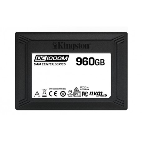 Kingston Technology DC1000M 2.5" 960 GB U.2 3D TLC NVMe