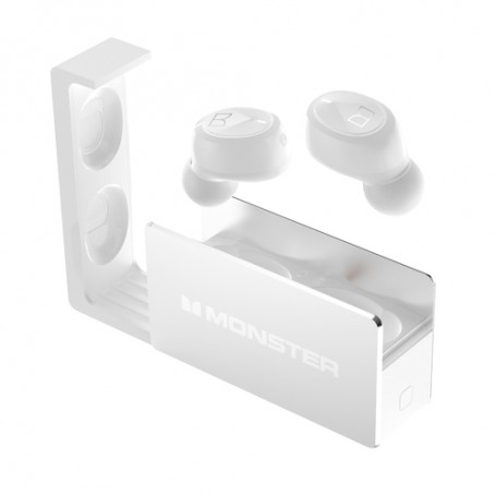 Monster Clarity 510 Cuffie True Wireless Stereo (TWS) In-ear Musica/Giornaliera Bluetooth Nero, Argento