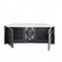 Chenbro Micom 4U Open-Bay Compact Rackmount Supporto Grigio