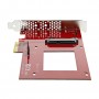 StarTech.com Scheda Adattatore PCI Express ad U.2 NVMe SSD - SFF-8639 da 2,5" PCIe 3.0 x4 (PEX4SFF8639)