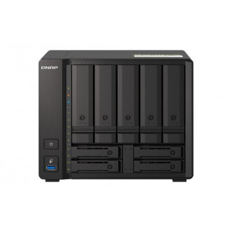 QNAP TS-H973AX-8G server NAS e di archiviazione Tower Collegamento ethernet LAN Nero V1500B (TS-H973AX-8G)