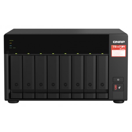 QNAP TS-873A-8G server NAS e di archiviazione Tower Collegamento ethernet LAN Nero V1500B (TS-873A-8G)