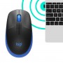 Logitech M190 Full-size wireless mouse Ambidestro RF Wireless Ottico 1000 DPI (910-005907)