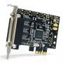 StarTech.com Scheda PCI Express seriale a 4 porte RS-232 con cavo di ripartizione (PEX4S553B)