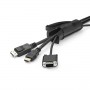 StarTech.com Guaina di gestione cavi da 2,5 m - A spirale - Diametro 25 mm (CMSCOILED2)