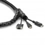 StarTech.com Guaina di gestione cavi da 2,5 m - A spirale - Diametro 25 mm (CMSCOILED2)