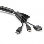 StarTech.com Guaina di gestione cavi da 2,5 m - A spirale - Diametro 45 mm (CMSCOILED4)