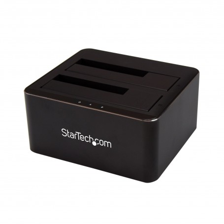 StarTech.com Docking Station a Doppio Bay SATA per 2x 2,5/3,5" SATA SSD/HDD - USB 3.0 (SDOCK2U33V)