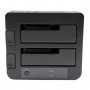 StarTech.com Docking Station USB 3.0 per doppio Hard Disk SATA / eSATA SSD da 2,5"/3,5" con UASP (SDOCK2U33EB)