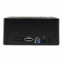 StarTech.com Docking Station USB 3.0 per doppio Hard Disk SATA / eSATA SSD da 2,5"/3,5" con UASP (SDOCK2U33EB)