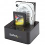 StarTech.com Docking Station USB 3.0 per doppio Hard Disk SATA / eSATA SSD da 2,5"/3,5" con UASP (SDOCK2U33EB)