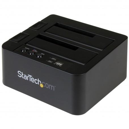 StarTech.com Dock Duplicatore autonomo USB 3.1 (10Gbps) per SATA SSD/HDD da 2,5" & 3,5" - Duplicatore fast-speed 2 (SDOCK2U313R)