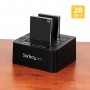 StarTech.com Dock Duplicatore autonomo USB 3.1 (10Gbps) per SATA SSD/HDD da 2,5" & 3,5" - Duplicatore fast-speed 2 (SDOCK2U313R)