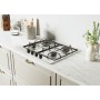 Candy Classic CHW6BR4WTX Acciaio inossidabile Da incasso 59 cm Gas 4 Fornello(i) (33801984)