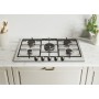 Candy Classic CHW74WTX Acciaio inossidabile Da incasso 75 cm Gas 5 Fornello(i) (33801980)