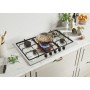 Candy Classic CHW74WTX Acciaio inossidabile Da incasso 75 cm Gas 5 Fornello(i) (33801980)