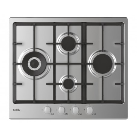Candy Timeless CHG6D4WX Acciaio inossidabile Da incasso 60 cm Gas 4 Fornello(i) (33801985)
