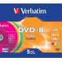 Verbatim DVD-R Colour 4,7 GB 5 pz (43557/5)