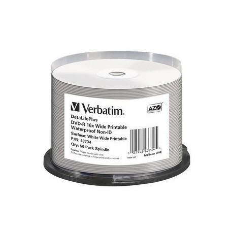Verbatim DataLifePlus 4,7 GB DVD-R 50 pz (43734/50)