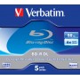 Verbatim 43748 disco vergine Blu-Ray BD-R 50 GB 5 pz (43748)