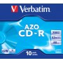 Verbatim CD-R AZO Crystal 700 MB 10 pz (43327/10)