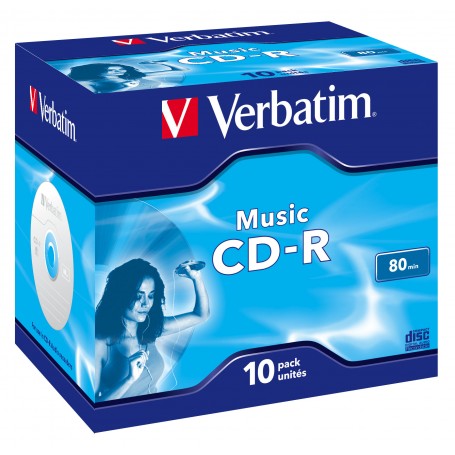 Verbatim Music CD-R 700 MB 10 pz (43365)