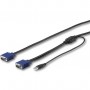 StarTech.com Cavo KVM USB da 3m per Console Montabile ad Armadio Rack (RKCONSUV10)
