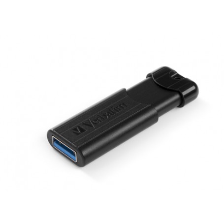 Verbatim PinStripe 3.0 - Memoria USB 3.0 da 256GB  - Nero (49320)
