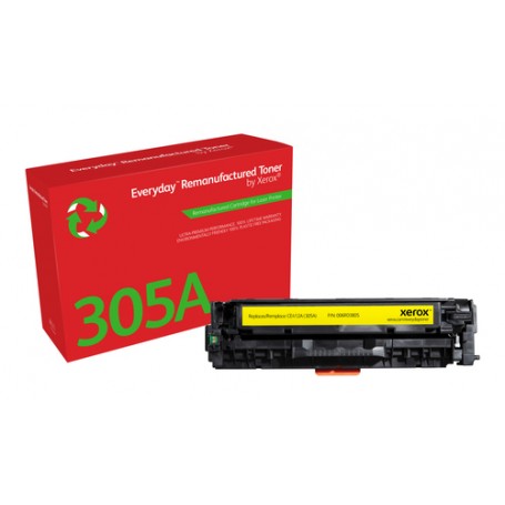 Everyday Toner Giallo, HP CE412A a Xerox, 2600 pagine- (006R03805)