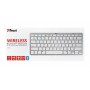 Trust Nado Bluetooth Wireless tastiera QWERTY Italiano Bianco (23749)
