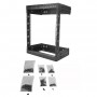 StarTech.com Server Rack 12U Montabile a parete - Profondità regolabile da 30 a 50cm (RK12WALLOA)