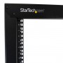 StarTech.com Armadio Server Rack con 2 staffe a Telaio Aperto 42U con ruote orientabili (2POSTRACK42)